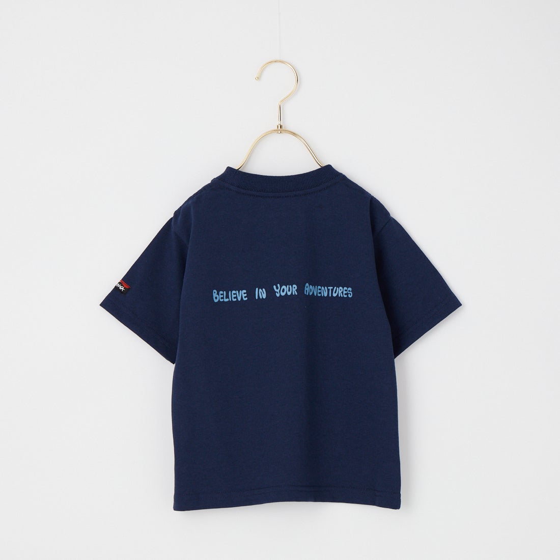 NANGA [ナンガ] エコハイブリッド ミニボックスロゴキッズTシャツ [N2504-6M533A] D.NAVY