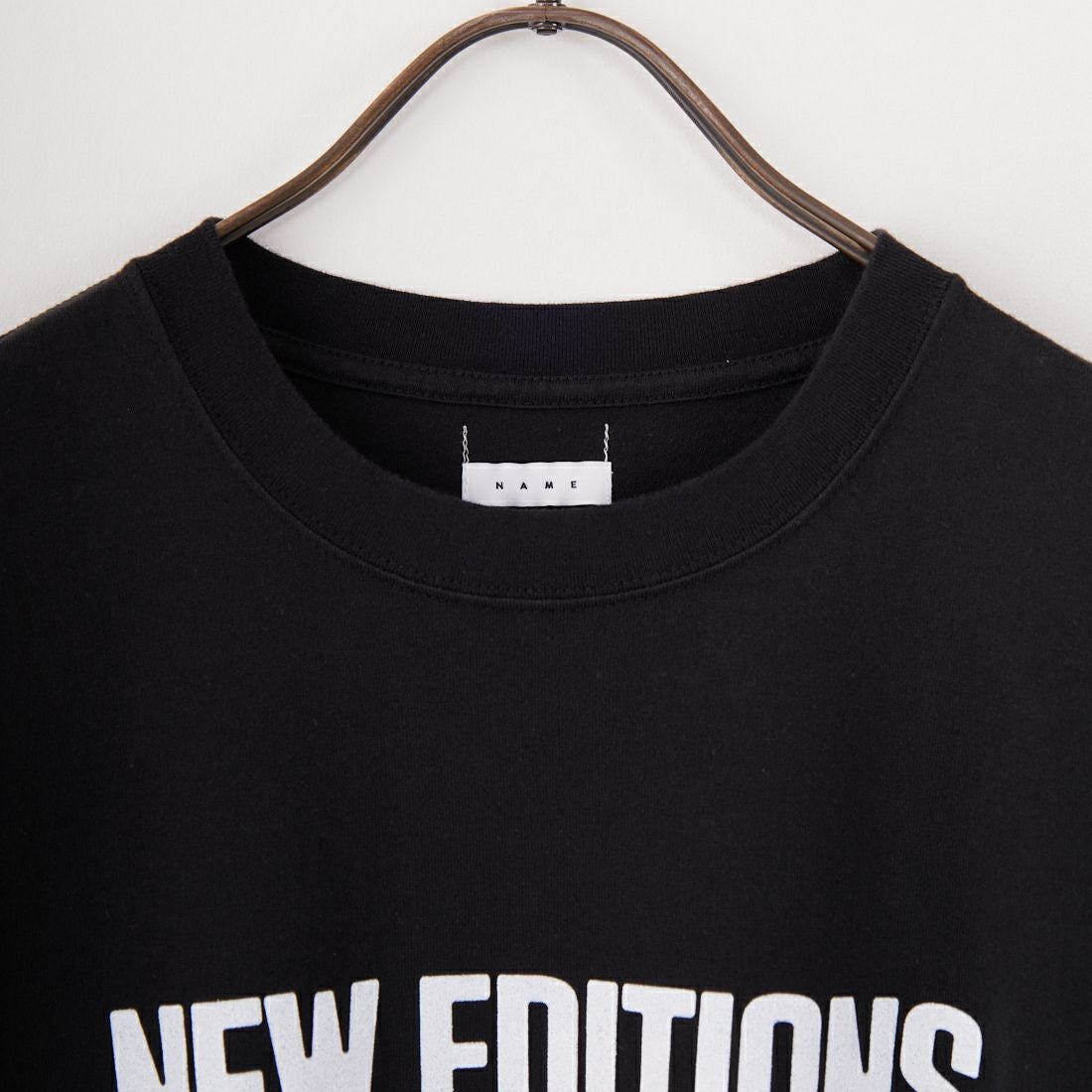 Name. [ネーム] ルーズフィットTシャツ [NMCU-039] BLACK