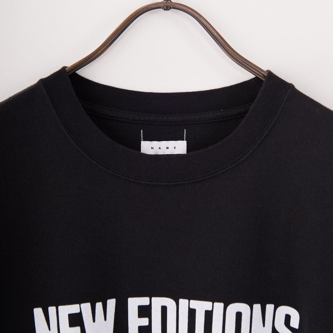 Name. [ネーム] ルーズフィットTシャツ [NMCU-039] BLACK