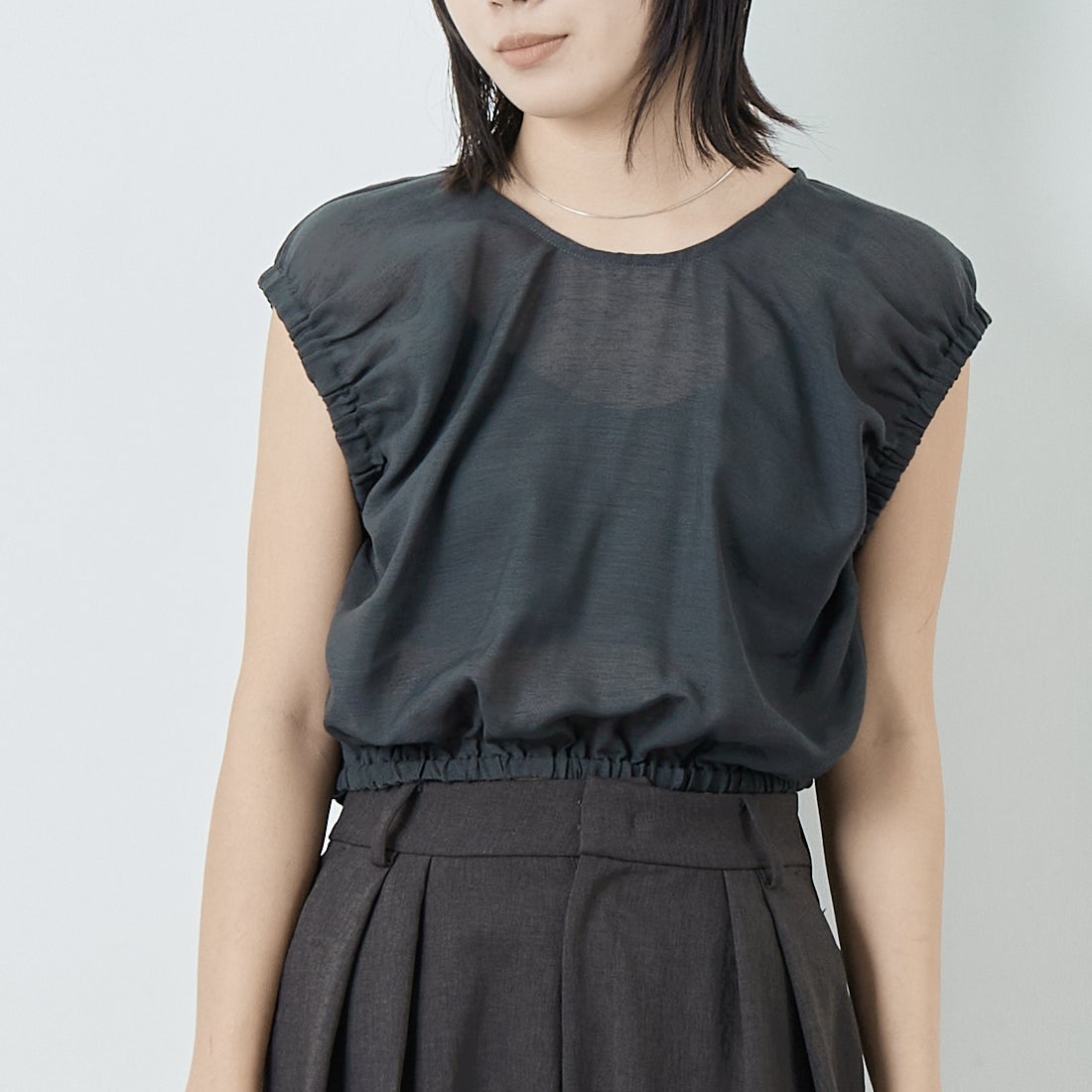 ﾁｬｺｰﾙ&&モデル身長：167cm 着用サイズ：2&&