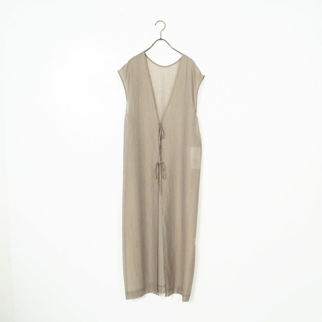 CLOCHE [クロシェ] 楊柳シアーロングジレ [51285724] ﾓｶ