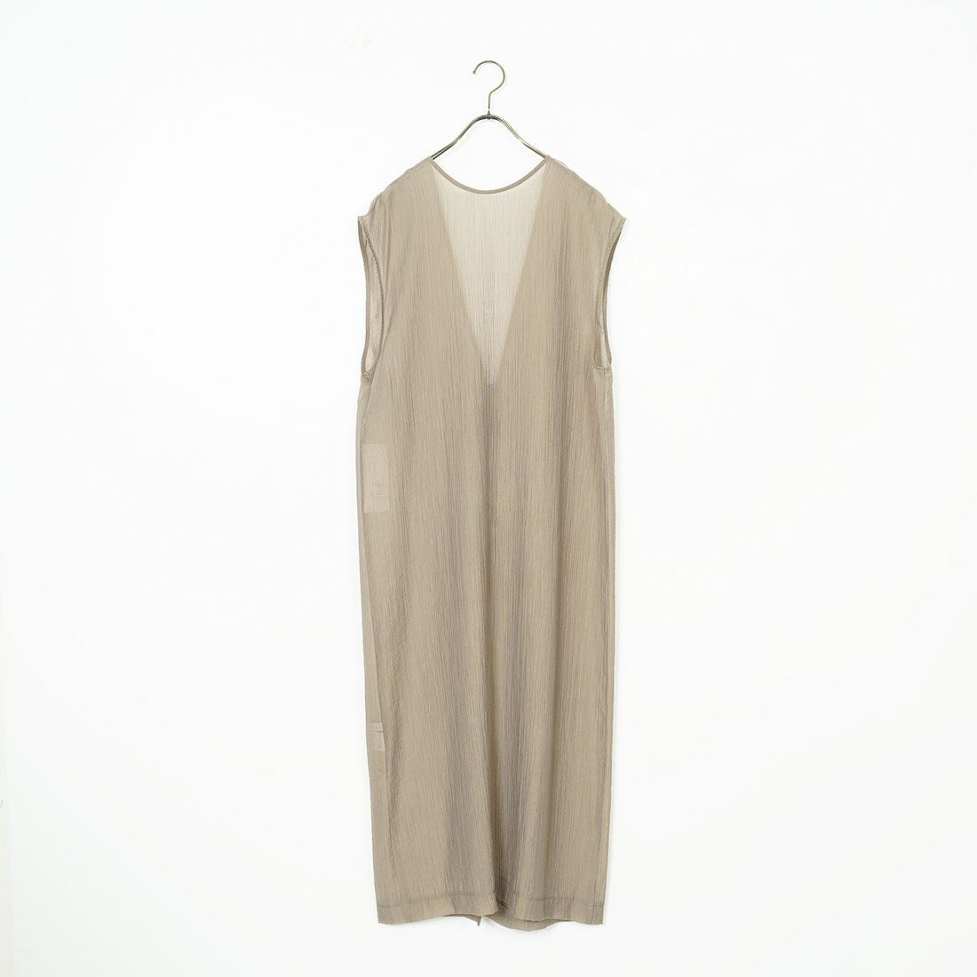 CLOCHE [クロシェ] 楊柳シアーロングジレ [51285724] ﾓｶ