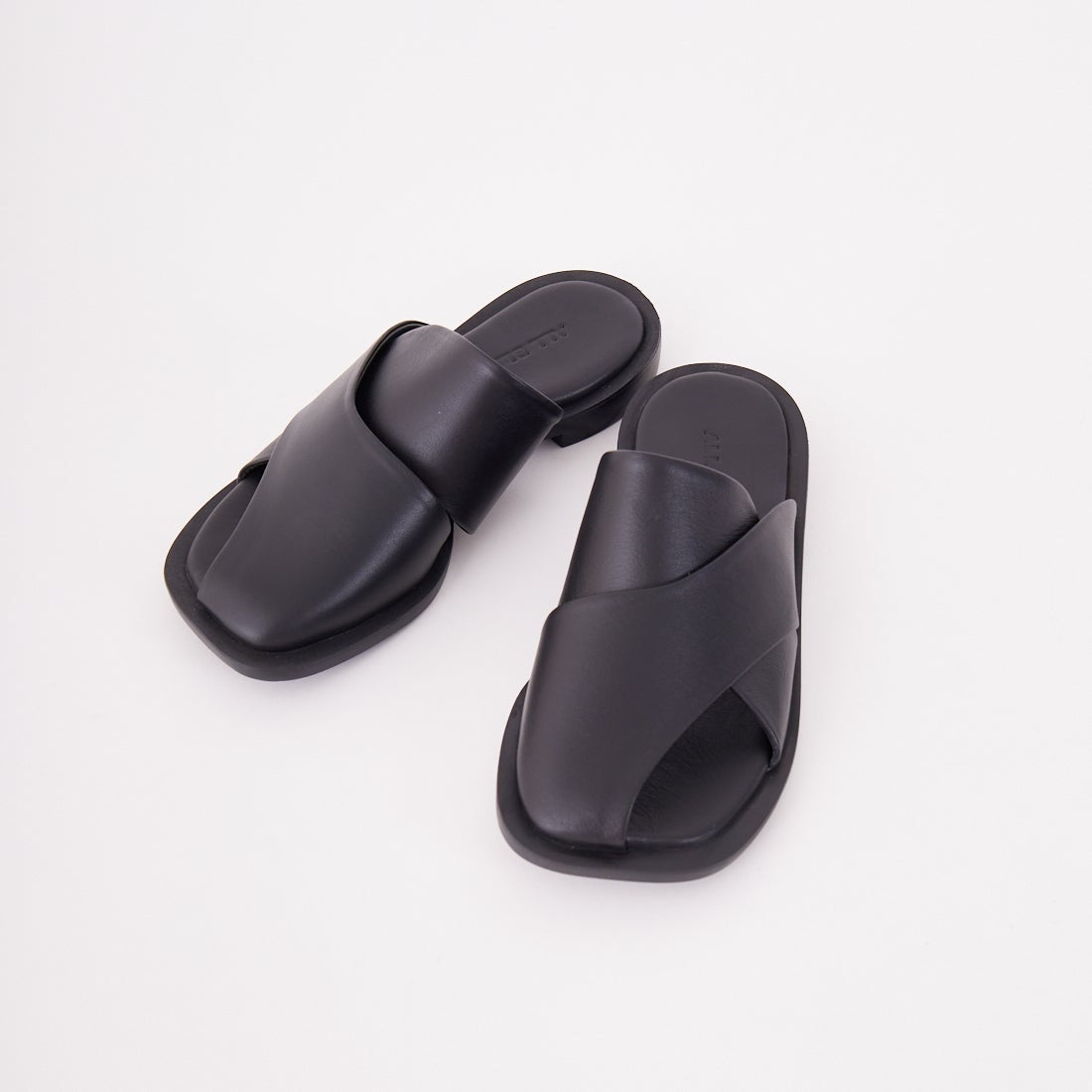 ALL BLACK [オールブラック] レザーカバーサンダル [99-ALL-500-2233] BLACK