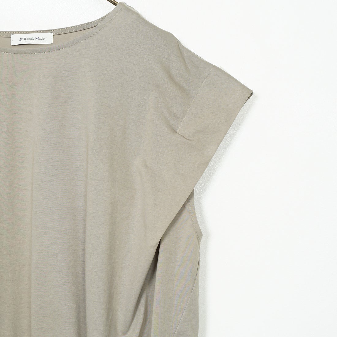 Jf Ready Made [ジェイエフレディメイド] ウエストギャザーシルケットTシャツ [3101104] 714 ｸﾞﾚｰﾍﾞ
