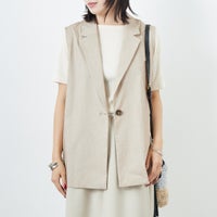 033 ﾍﾞｰｼﾞｭ&&モデル身長：167cm 着用サイズ：F&&