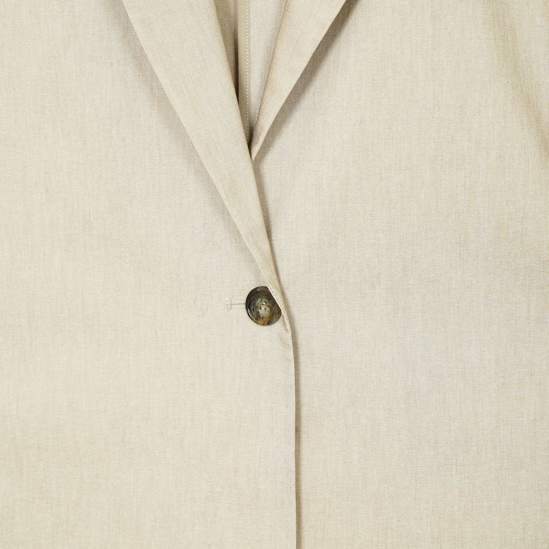 Jeans Factory Clothes [ジーンズファクトリークローズ] バックラッシュリネン ダブルカラーベスト [21255051] 033 ﾍﾞｰｼﾞｭ