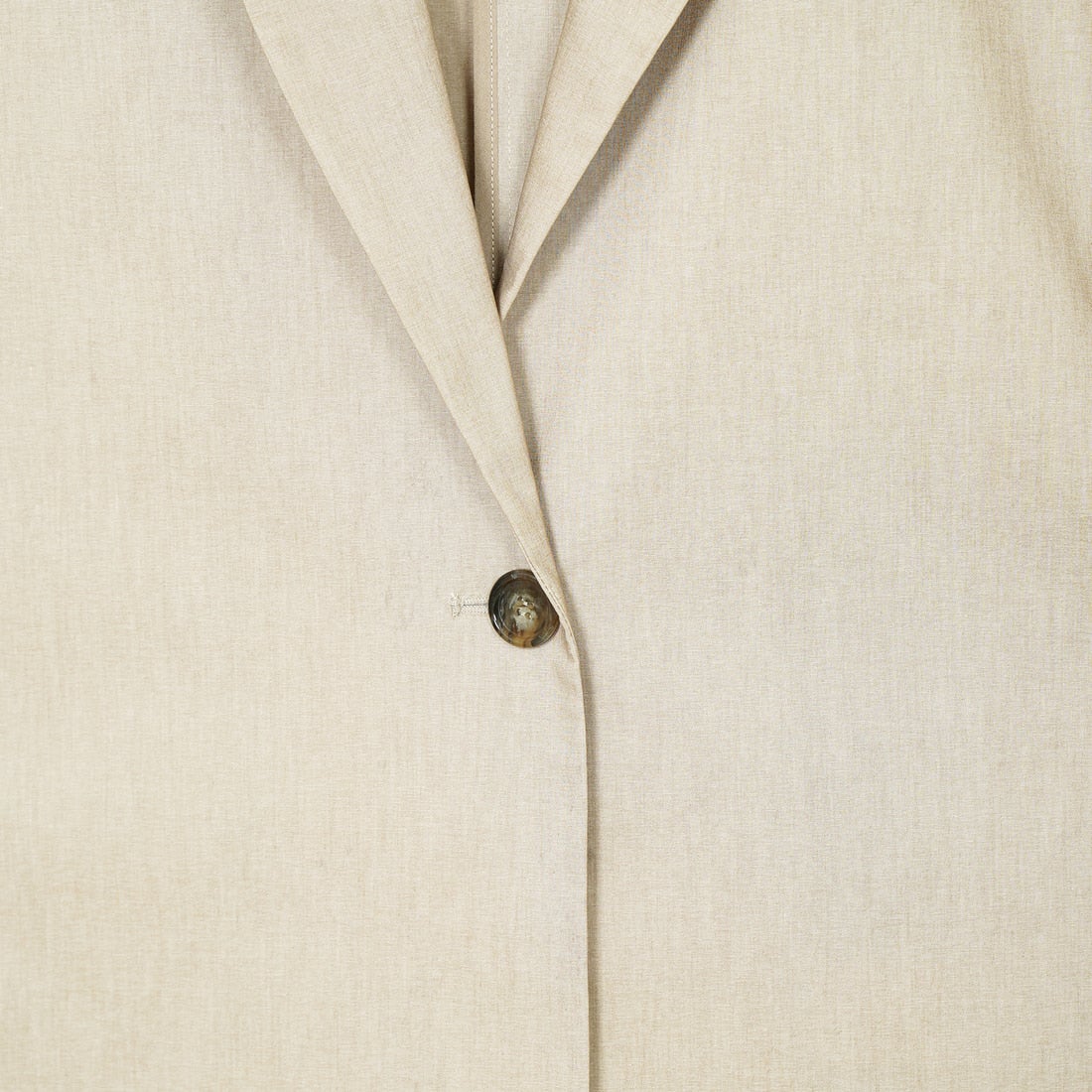 Jeans Factory Clothes [ジーンズファクトリークローズ] バックラッシュリネン ダブルカラーベスト [21255051] 033 ﾍﾞｰｼﾞｭ