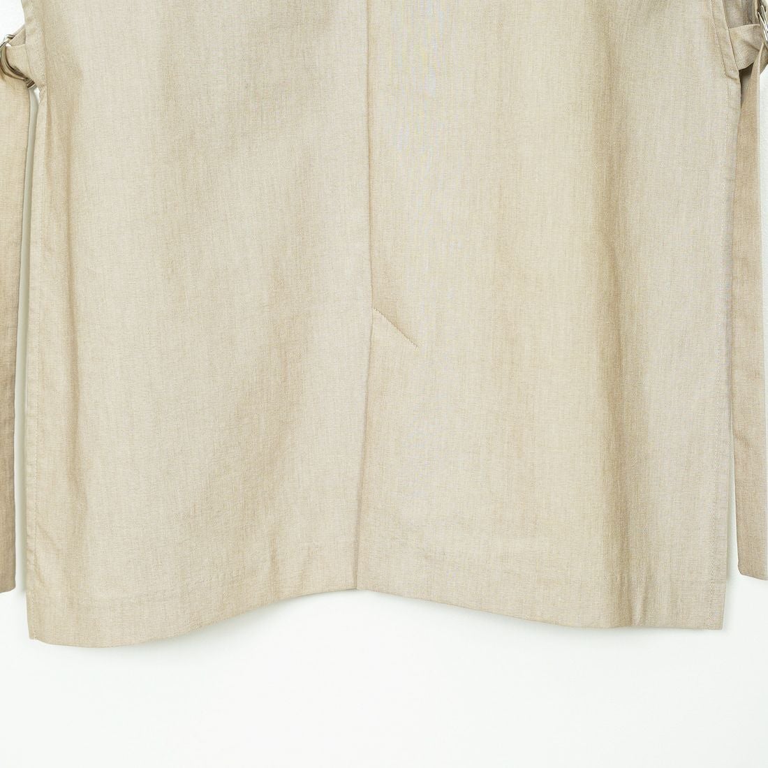 Jeans Factory Clothes [ジーンズファクトリークローズ] バックラッシュリネン ダブルカラーベスト [21255051] 033 ﾍﾞｰｼﾞｭ