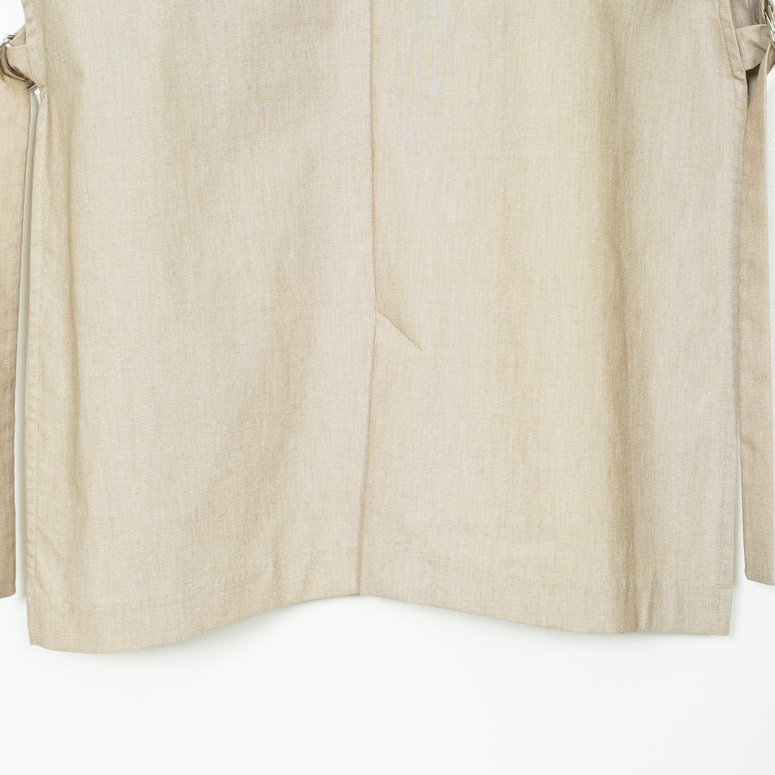 Jeans Factory Clothes [ジーンズファクトリークローズ] バックラッシュリネン ダブルカラーベスト [21255051] 033 ﾍﾞｰｼﾞｭ