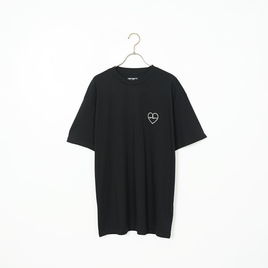 carhartt WIP [カーハートダブリューアイピー] ショートスリーブフロシキTシャツ [I034655] BLACK/WHIT