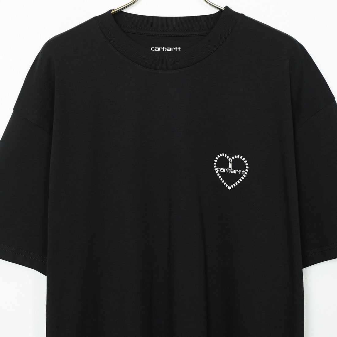 carhartt WIP [カーハートダブリューアイピー] ショートスリーブフロシキTシャツ [I034655] BLACK/WHIT