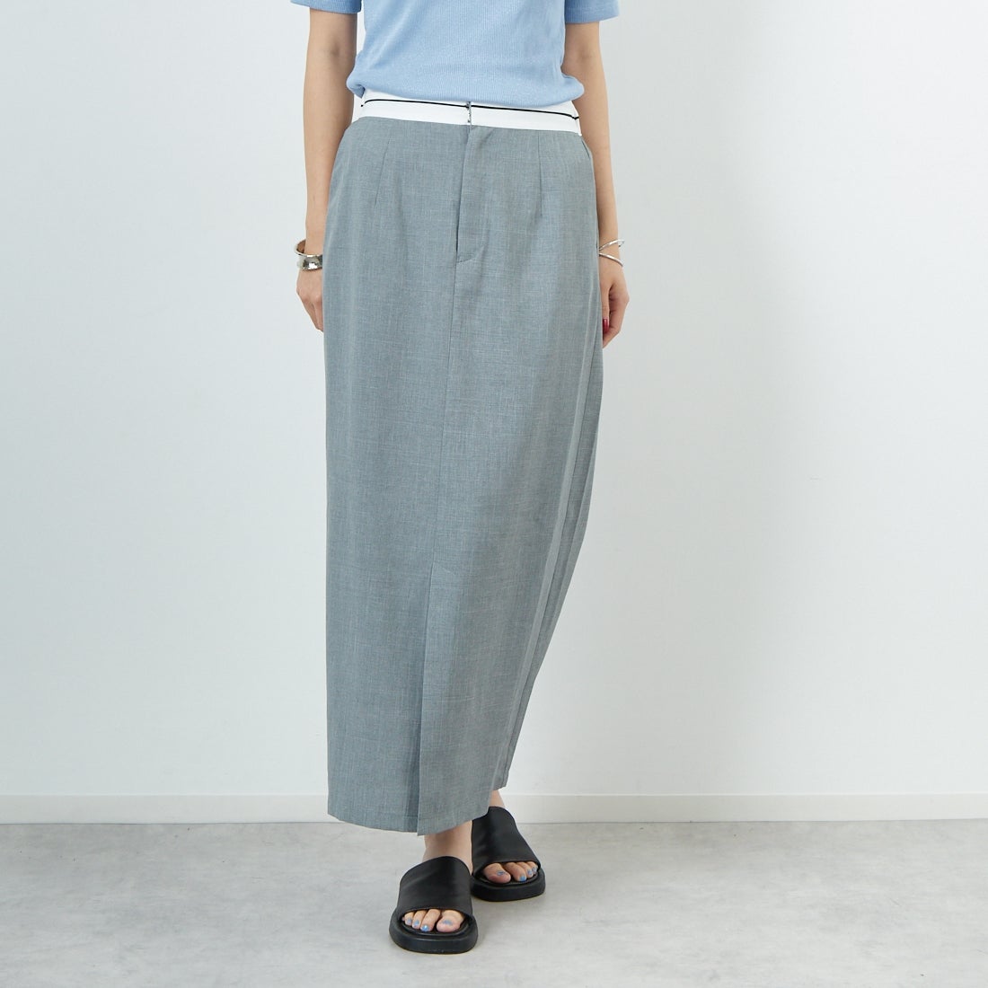 002 ｸﾞﾚｰ&&モデル身長：167cm 着用サイズ：38&&