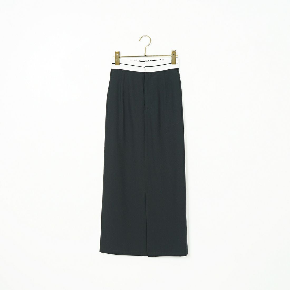 Jeans Factory Clothes [ジーンズファクトリークローズ] シャンブレーエステマーベルトスカート [21255053] 004 ﾌﾞﾗｯｸ