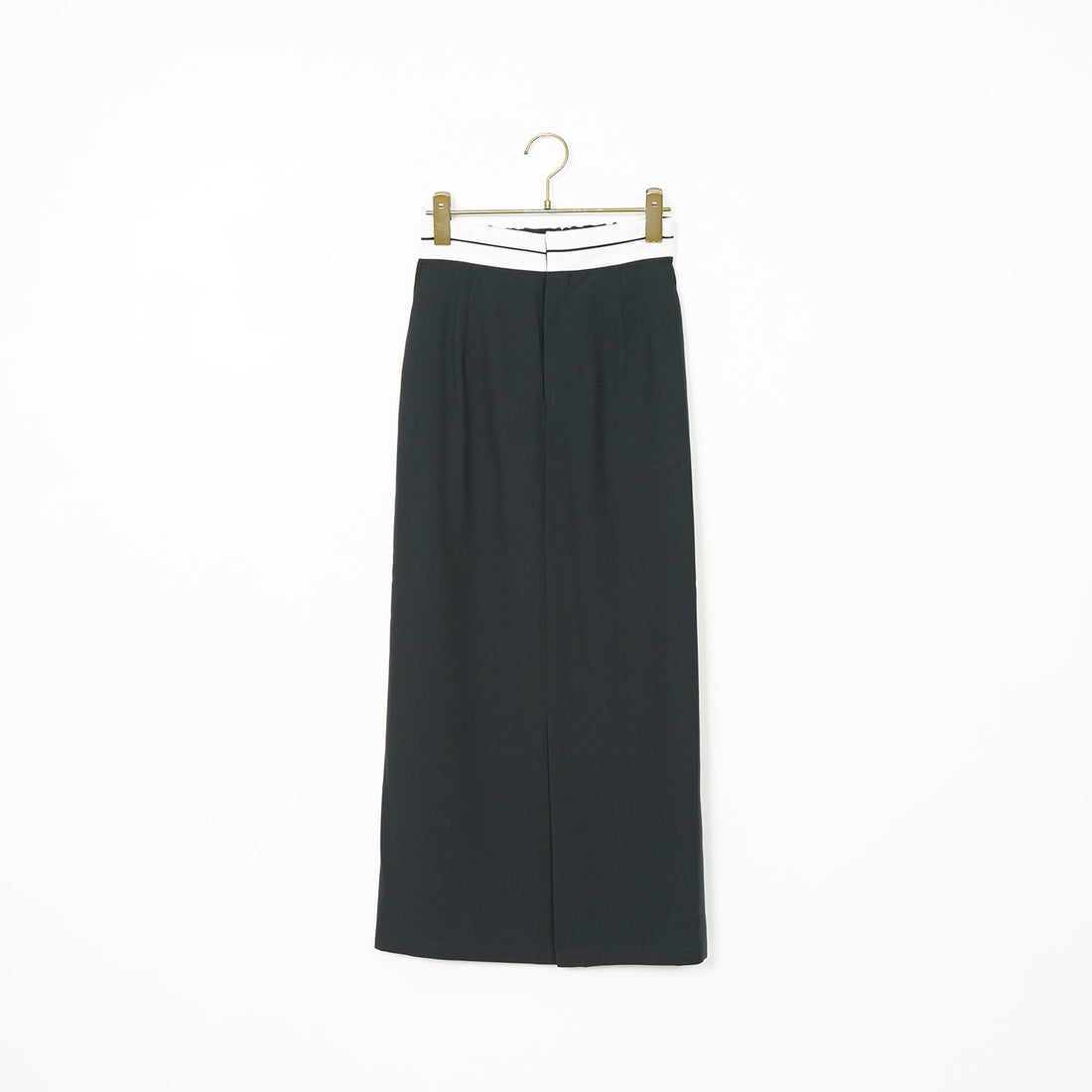 Jeans Factory Clothes [ジーンズファクトリークローズ] シャンブレーエステマーベルトスカート [21255053] 004 ﾌﾞﾗｯｸ