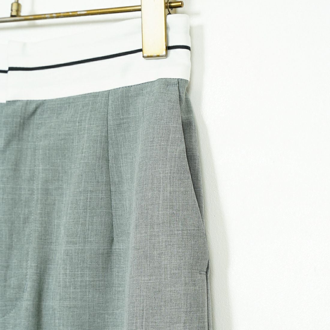 Jeans Factory Clothes [ジーンズファクトリークローズ] シャンブレーエステマーベルトスカート [21255053] 002 ｸﾞﾚｰ