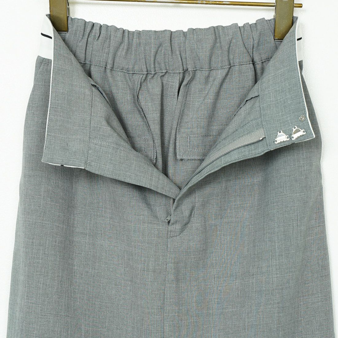 Jeans Factory Clothes [ジーンズファクトリークローズ] シャンブレーエステマーベルトスカート [21255053] 002 ｸﾞﾚｰ