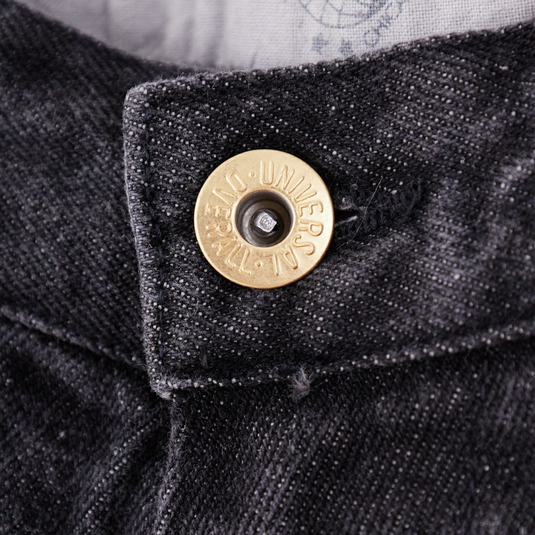 UNIVERSAL OVERALL [ユニバーサルオーバーオール] デニムペインタービッグショーツ [U2511601-A] BLACK