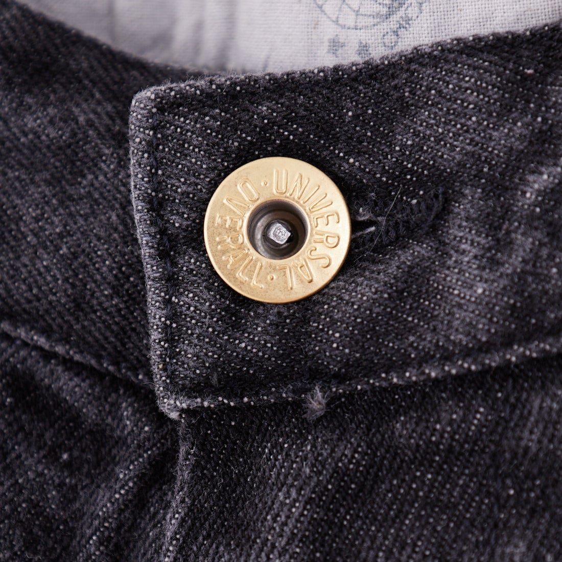 UNIVERSAL OVERALL [ユニバーサルオーバーオール] デニムペインタービッグショーツ [U2511601-A] BLACK