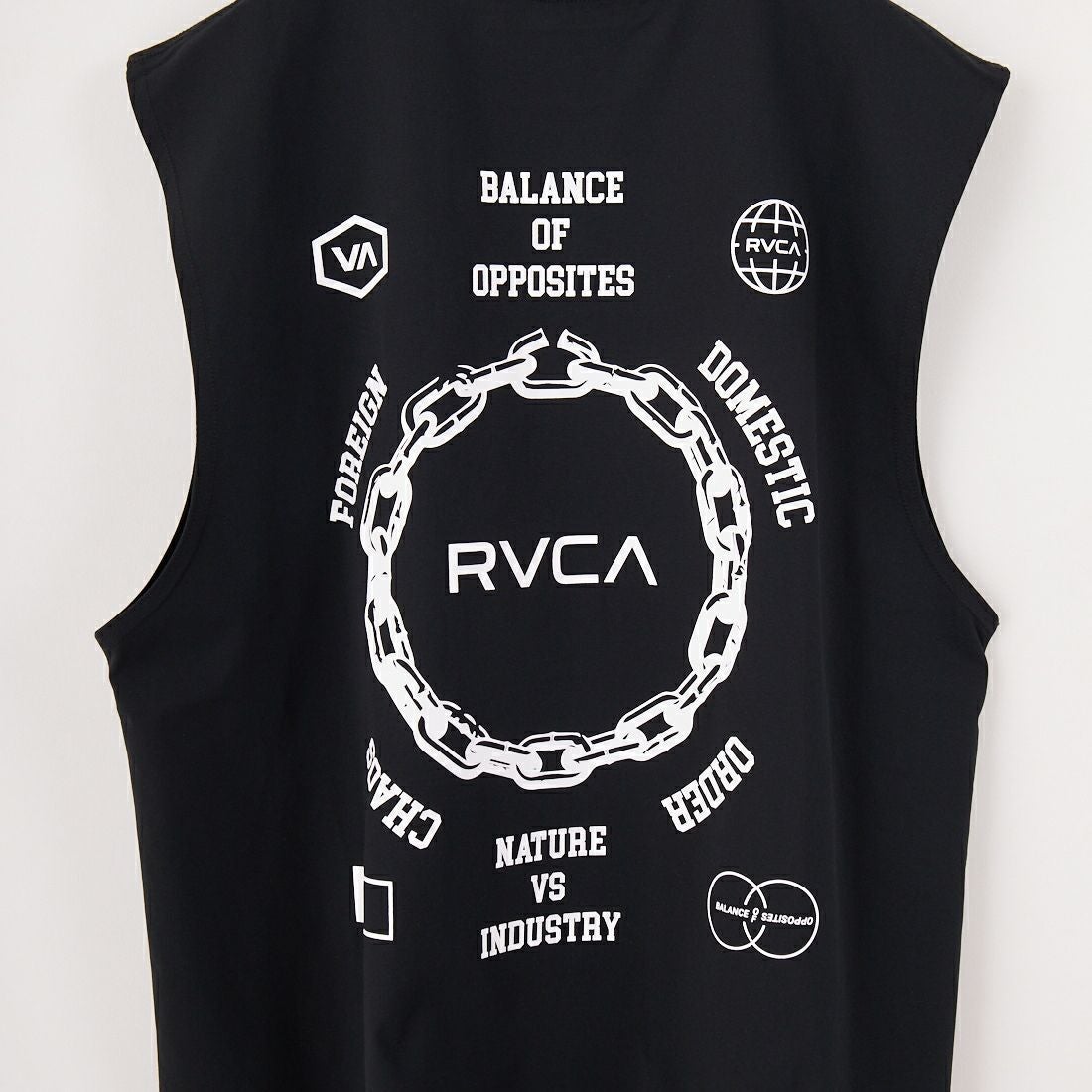 RVCA [ルーカ] CHAIN RELEASE サーフタンクトップ [BF04A853] BLK