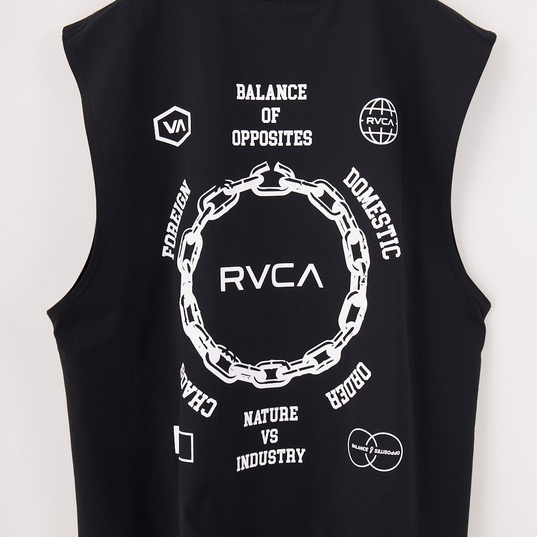 RVCA [ルーカ] CHAIN RELEASE サーフタンクトップ [BF04A853] BLK