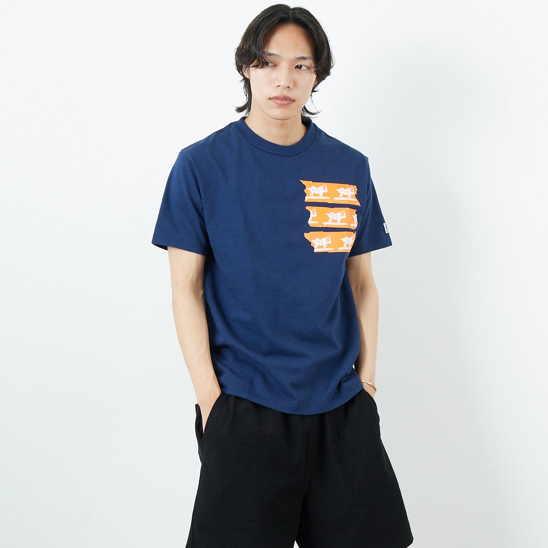 エンドレスサマー　　TES  半袖Tシャツ　　ビックシルエット　　青 The Endless Summer（エンドレスサマー） tシャツ 「WEB / FLAG SHOP