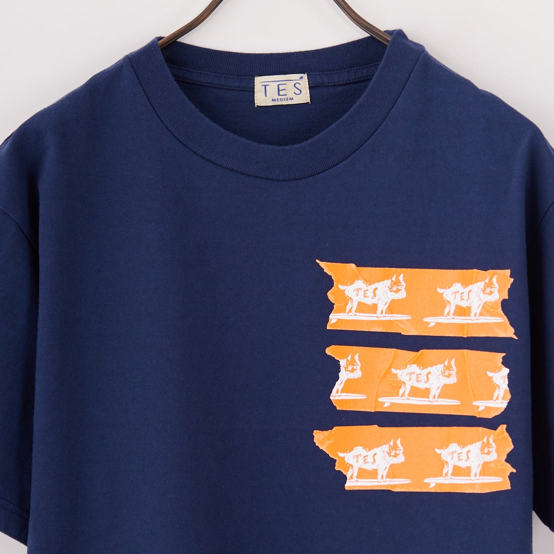 The Endless Summer [エンドレスサマー] TES BUHIテーププリントTシャツ [FT-25574311] 60 NAVY