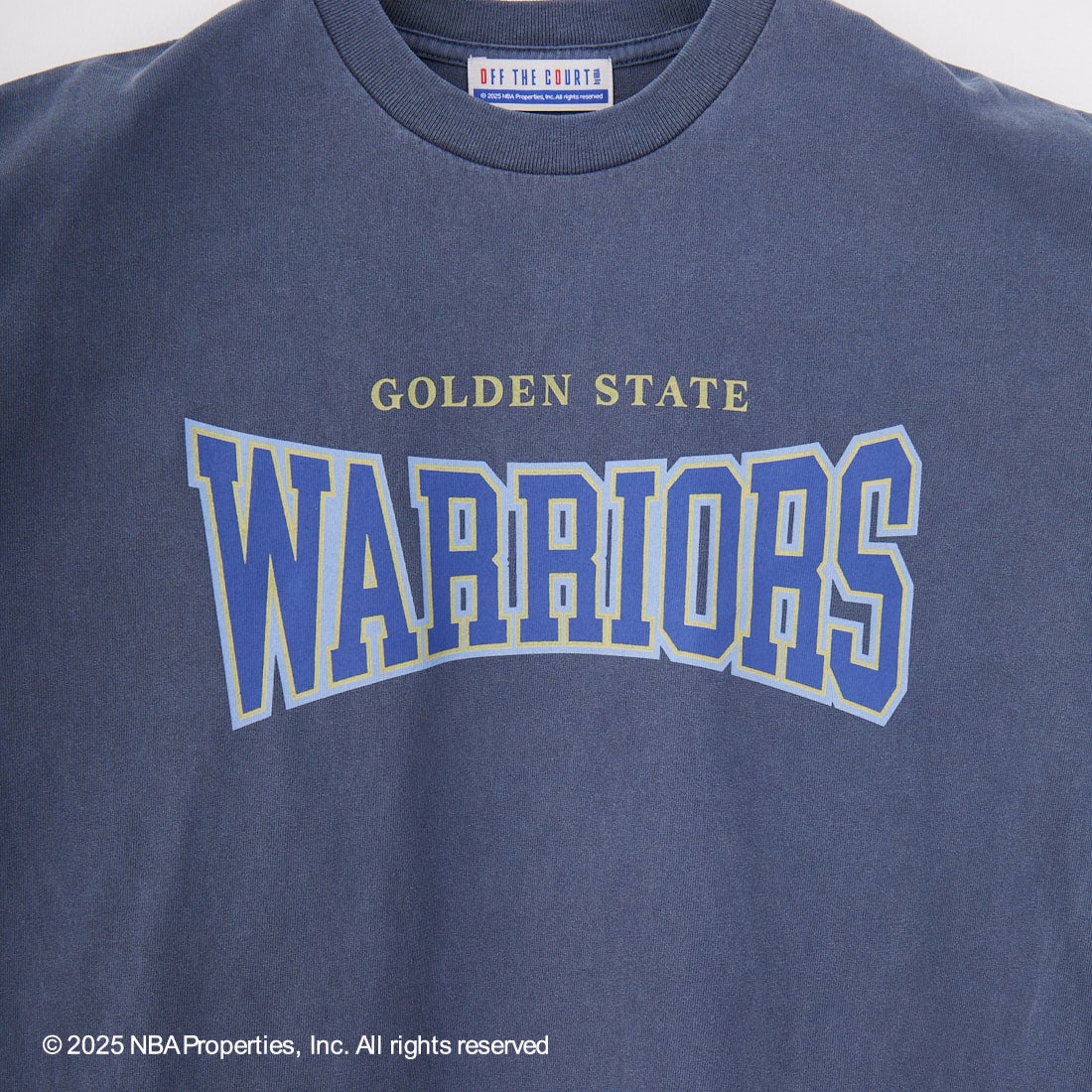 OFF THE COURT BY NBA [オフ ザ コート バイ エヌビーエー] 別注 プリントTシャツ [F-25SS-001-JF] WARRIORS N