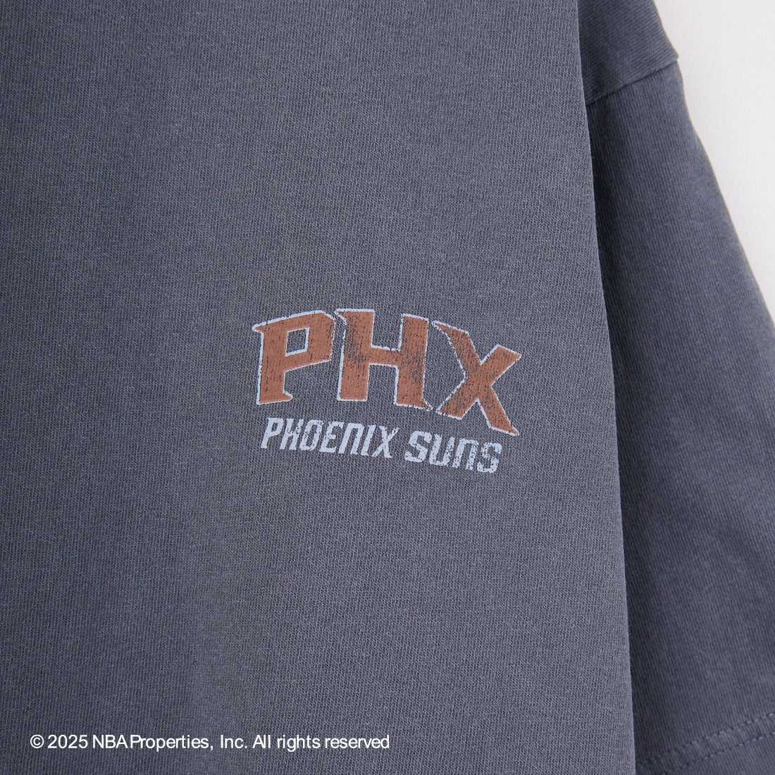 OFF THE COURT BY NBA [オフ ザ コート バイ エヌビーエー] 別注 プリントTシャツ [F-25SS-001-JF] SUNS BLK