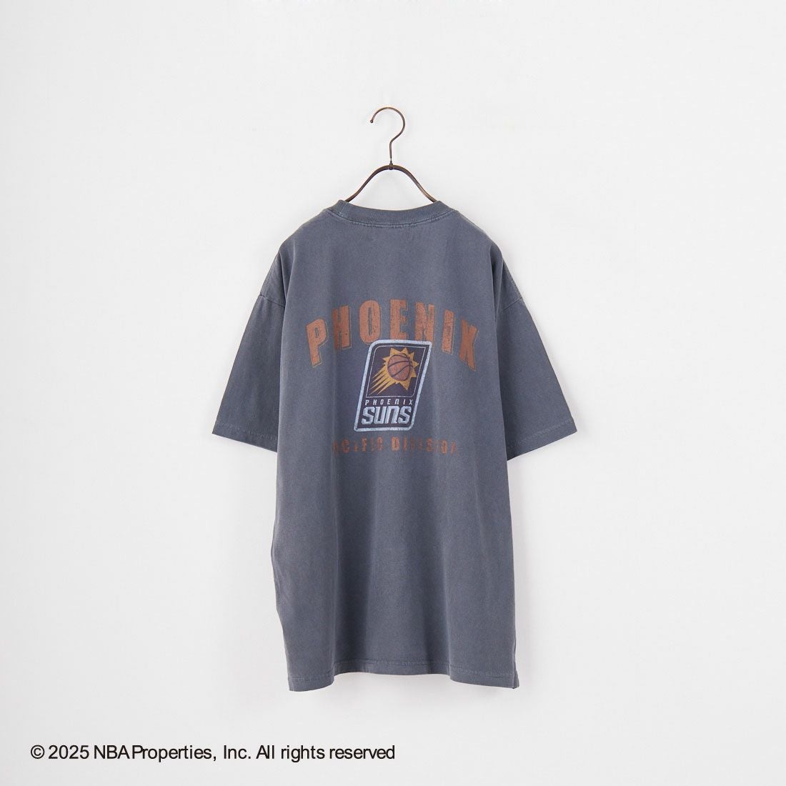 OFF THE COURT BY NBA [オフ ザ コート バイ エヌビーエー] 別注 プリントTシャツ [F-25SS-001-JF] SUNS BLK