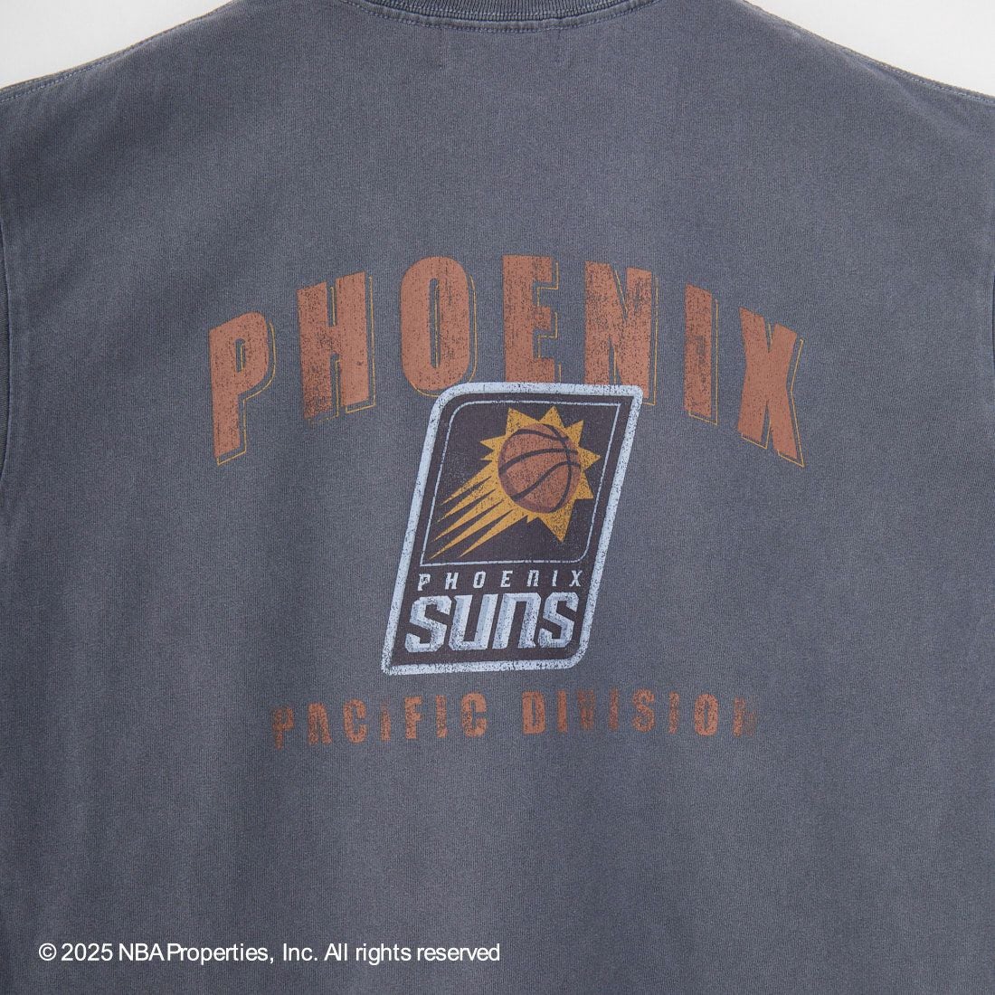 OFF THE COURT BY NBA [オフ ザ コート バイ エヌビーエー] 別注 プリントTシャツ [F-25SS-001-JF] SUNS BLK