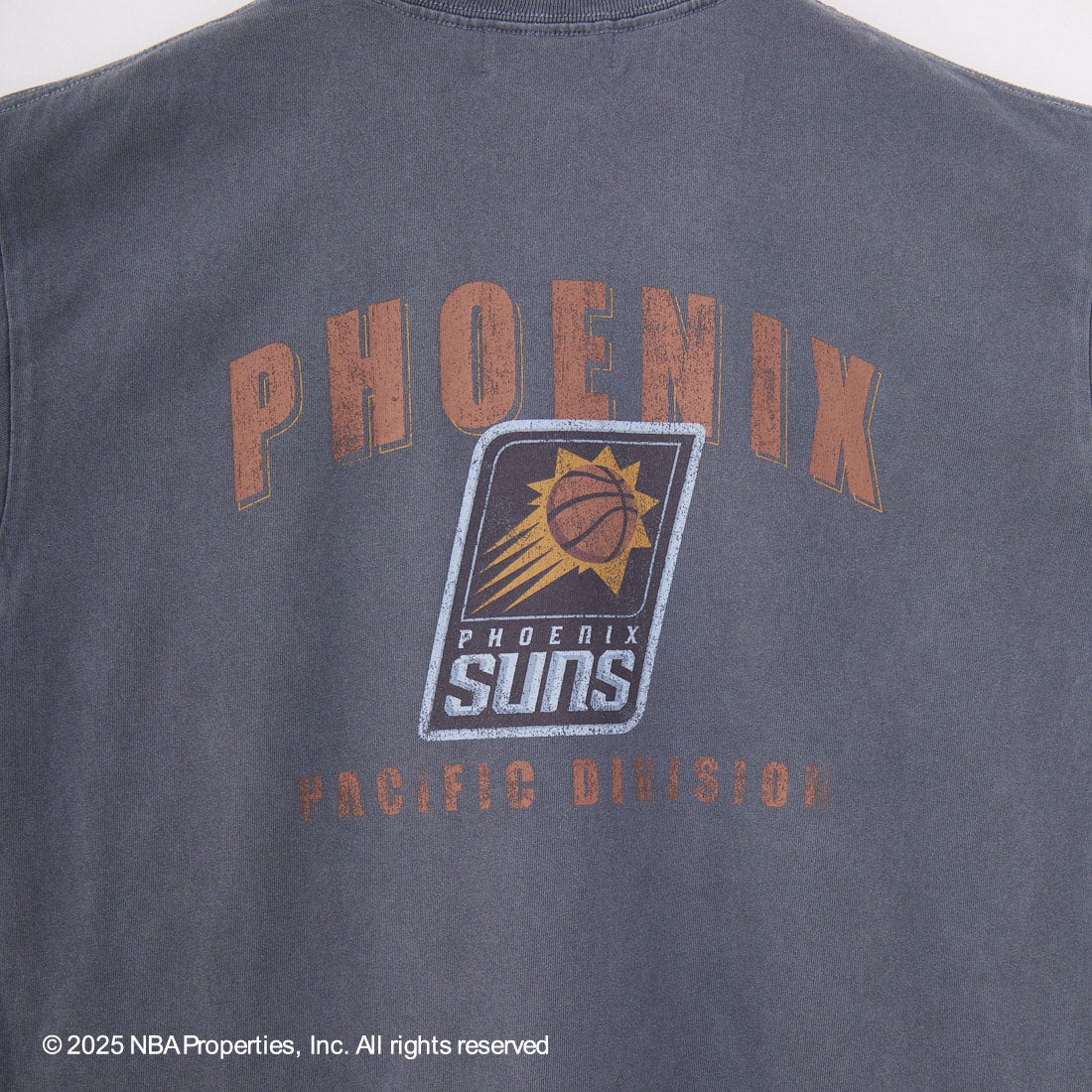 OFF THE COURT BY NBA [オフ ザ コート バイ エヌビーエー] 別注 プリントTシャツ [F-25SS-001-JF] SUNS BLK