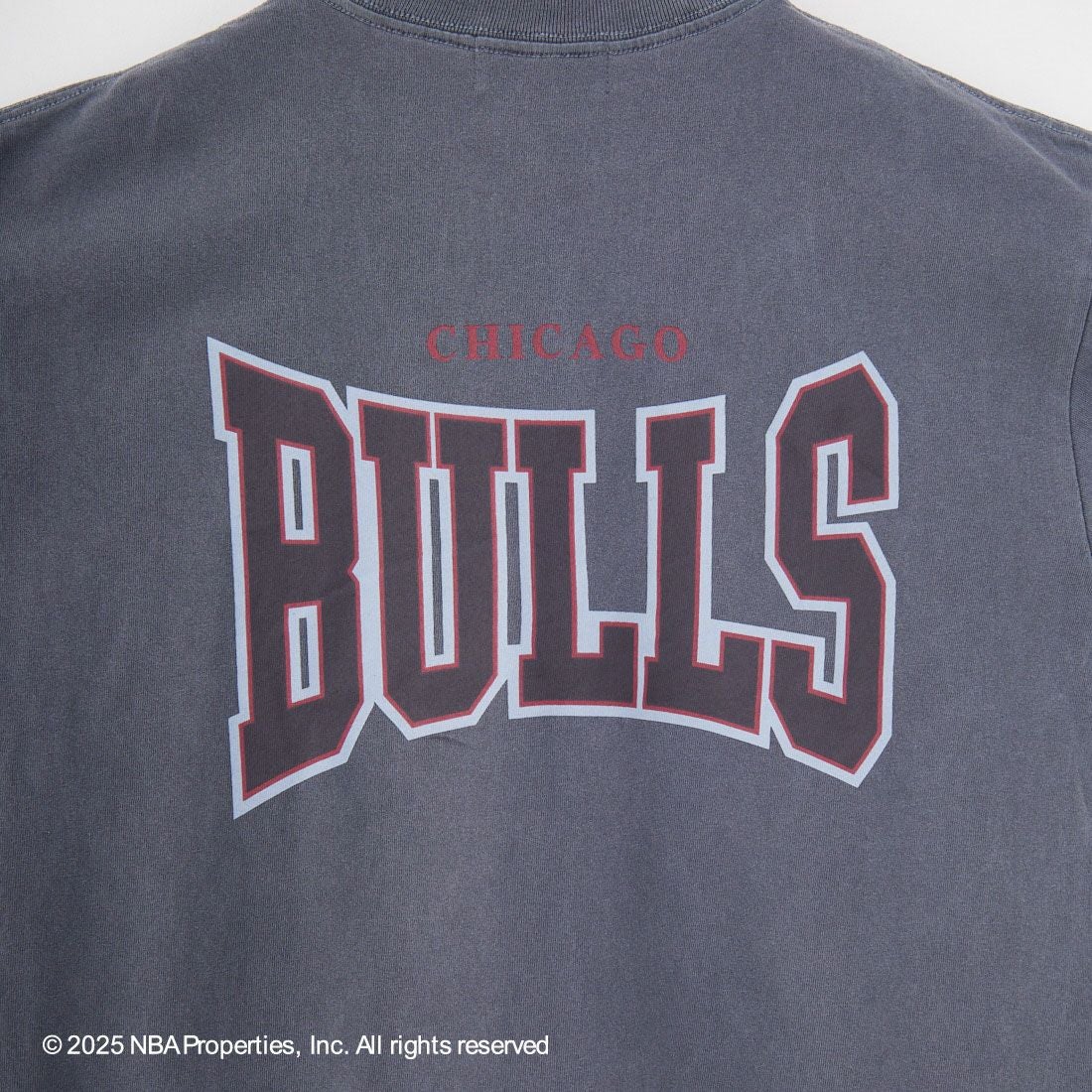 OFF THE COURT BY NBA [オフ ザ コート バイ エヌビーエー] 別注 プリントTシャツ [F-25SS-001-JF] BULLS BLK