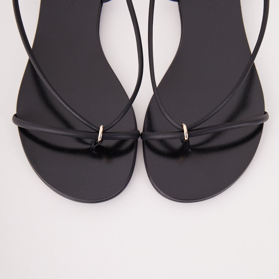 LAOCOONTE [ラオコーンテ] レザーコードサンダル [AMIRA-SOFIA] 01 BLACK