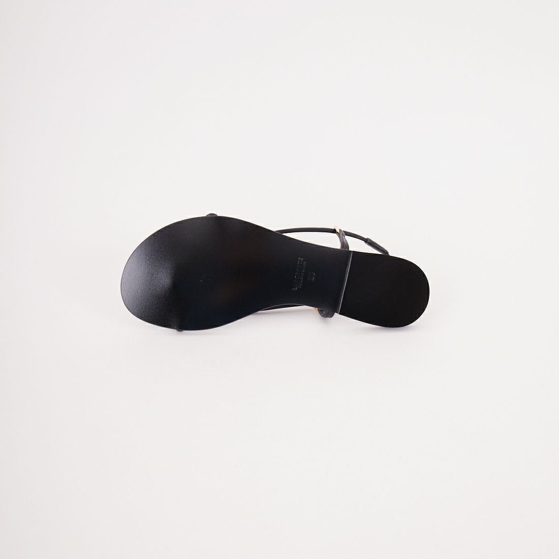 LAOCOONTE [ラオコーンテ] レザーコードサンダル [AMIRA-SOFIA] 01 BLACK