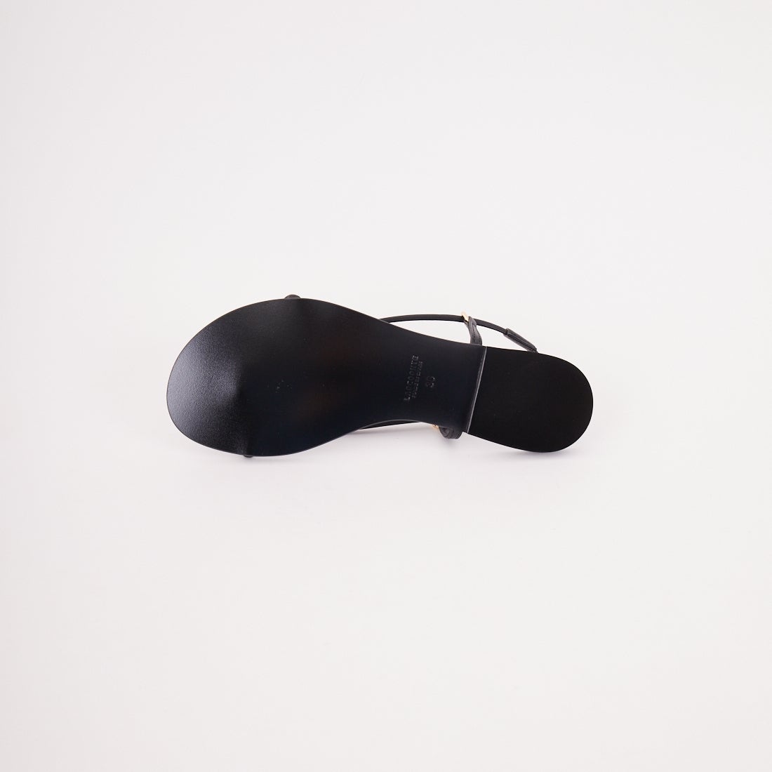 LAOCOONTE [ラオコーンテ] レザーコードサンダル [AMIRA-SOFIA] 01 BLACK