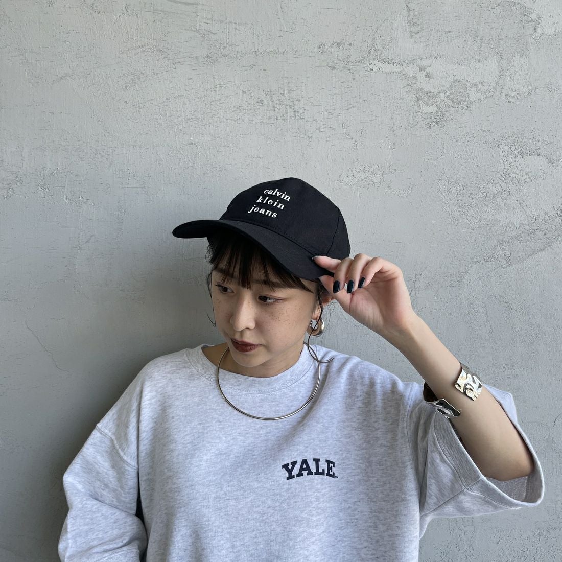 Calvin Klein [カルバンクライン] ロゴプリントベースボールキャップ [4G5036G] UB1