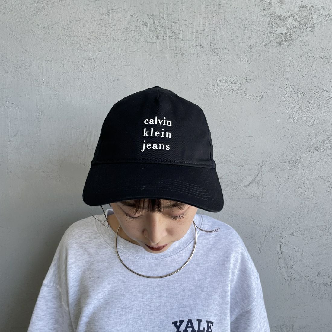 Calvin Klein [カルバンクライン] ロゴプリントベースボールキャップ [4G5036G] UB1