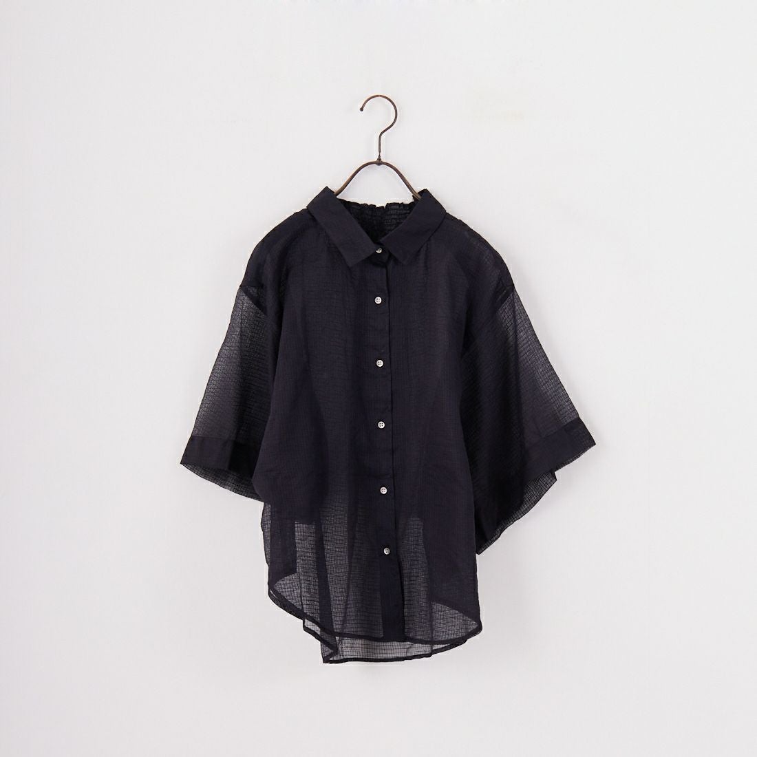 Munich [ミューニック] シャーリングネックシャツ [MN251T53] 009 BLK