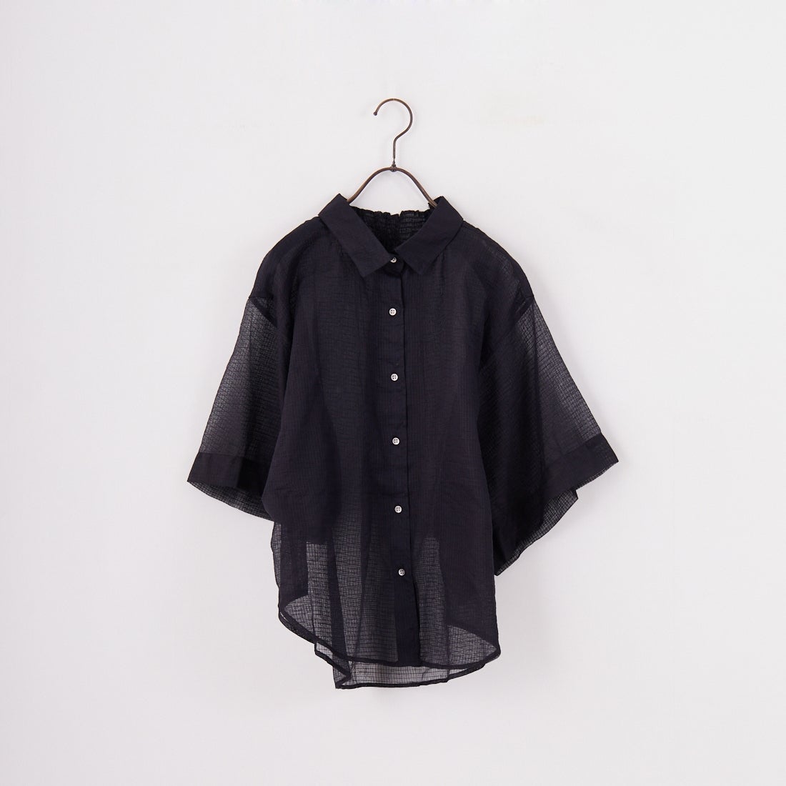 Munich [ミューニック] シャーリングネックシャツ [MN251T53] 009 BLK