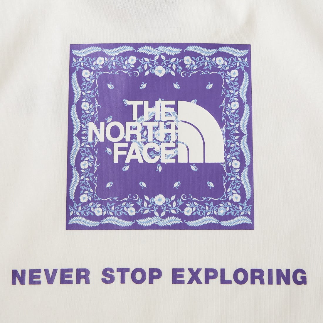 THE NORTH FACE [ザ ノースフェイス] キッズ ショートスリーブバンダナスクエアロゴTシャツ [NTJ32546] W