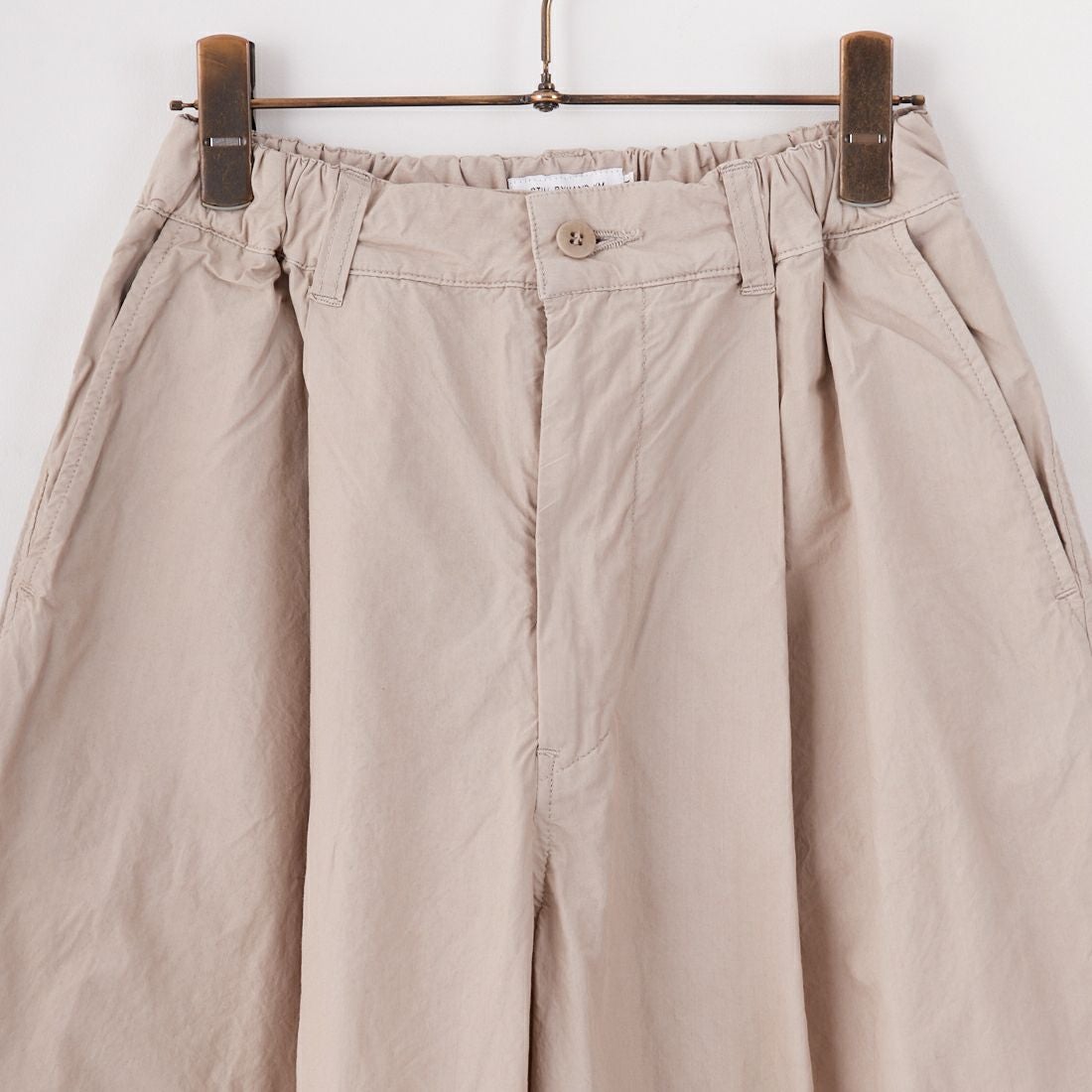 STILL BY HAND [スティルバイハンド] コットンワイドパンツ [PT01252WM] TAUPE