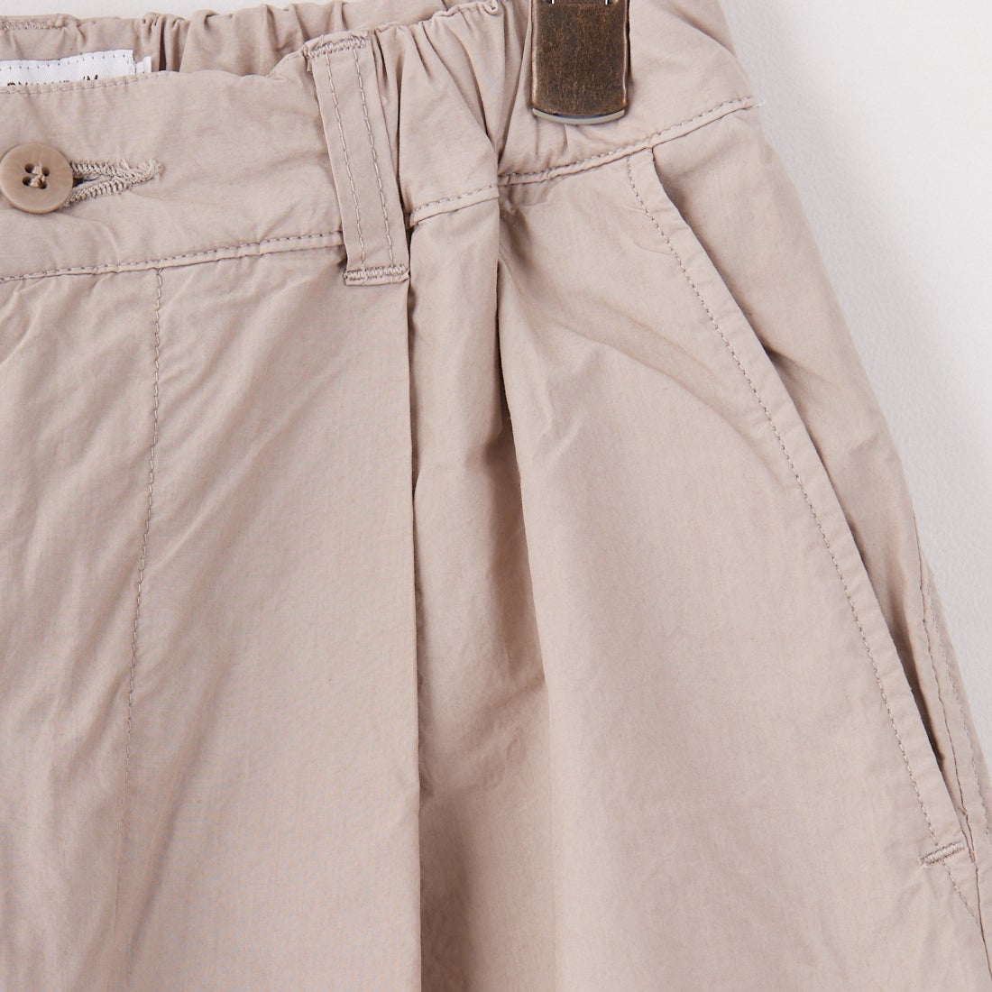 STILL BY HAND [スティルバイハンド] コットンワイドパンツ [PT01252WM] TAUPE