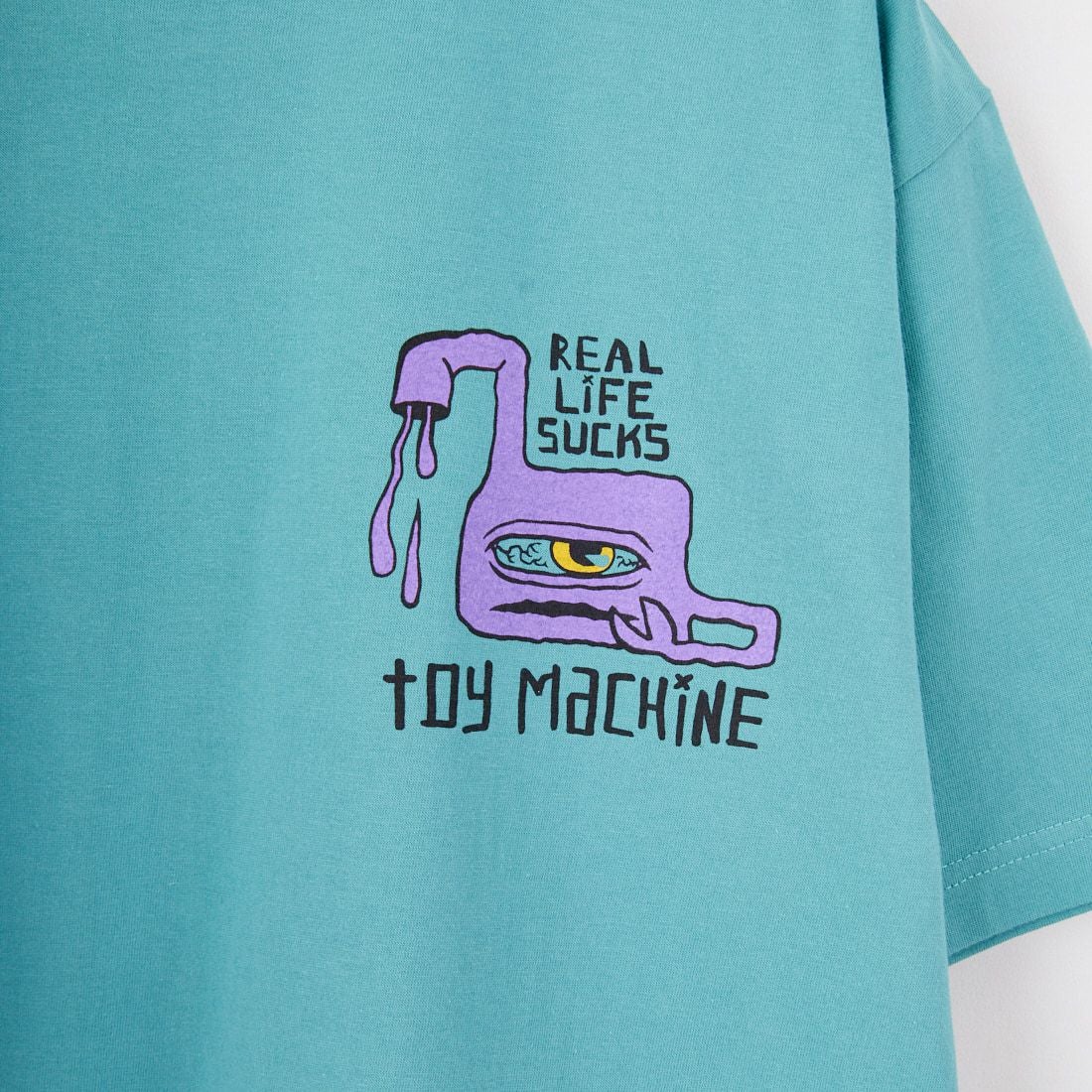 toy machine [トイマシーン] ネバーエンディング ショートスリーブTシャツ [TMSFST5] P.GREEN