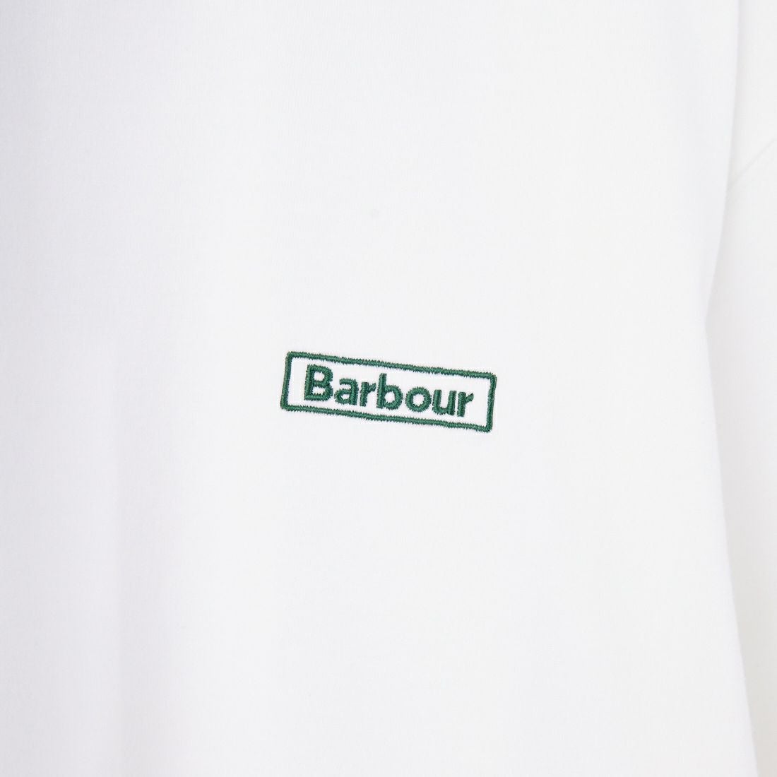 Barbour [バブアー] ウォルトンエンブロイダード オーバーサイズTシャツ [MTS1405] WHITE