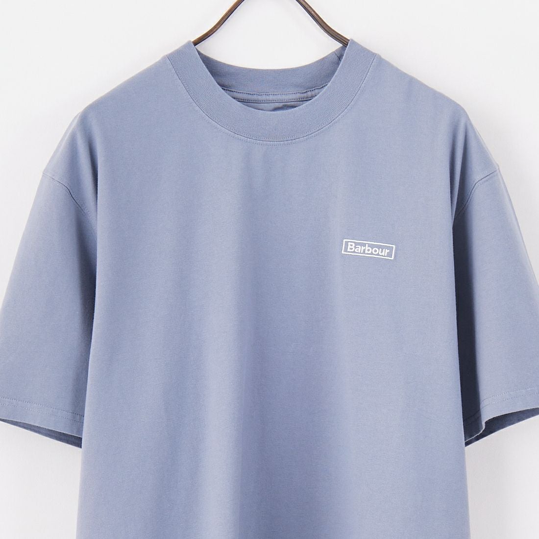 Barbour [バブアー] ウォルトンエンブロイダード オーバーサイズTシャツ [MTS1405] WASHED BLU