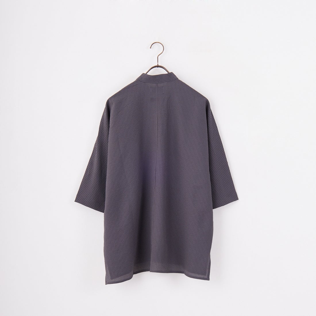 SLICK [スリック] ドットエアーシアサッカー ドルマンスリーブシャツ [5220112] 720 COAL B