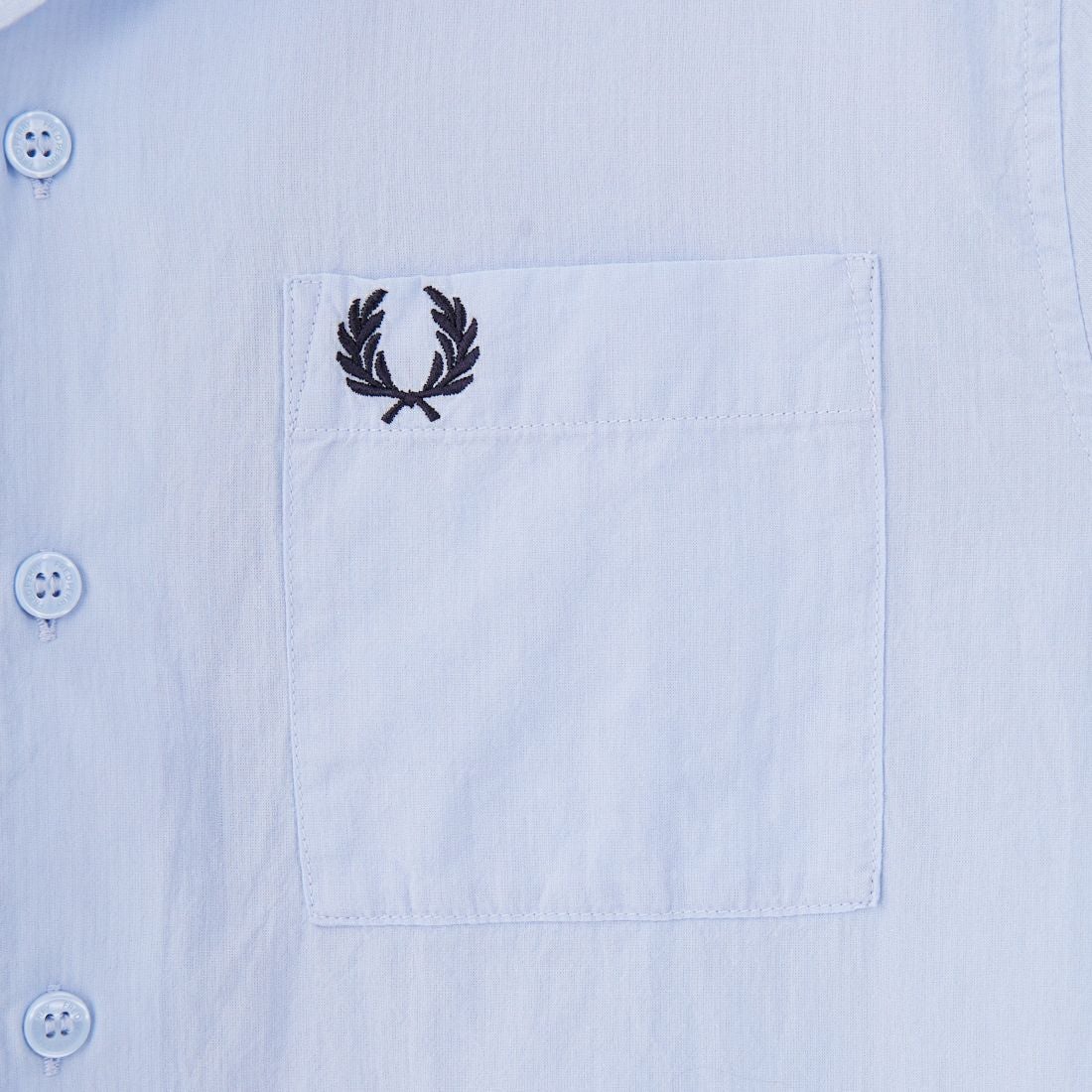 FRED PERRY [フレッドペリー] クレープコットン ショートスリーブオープンカラーシャツ [M7762] 353 L.SMOK