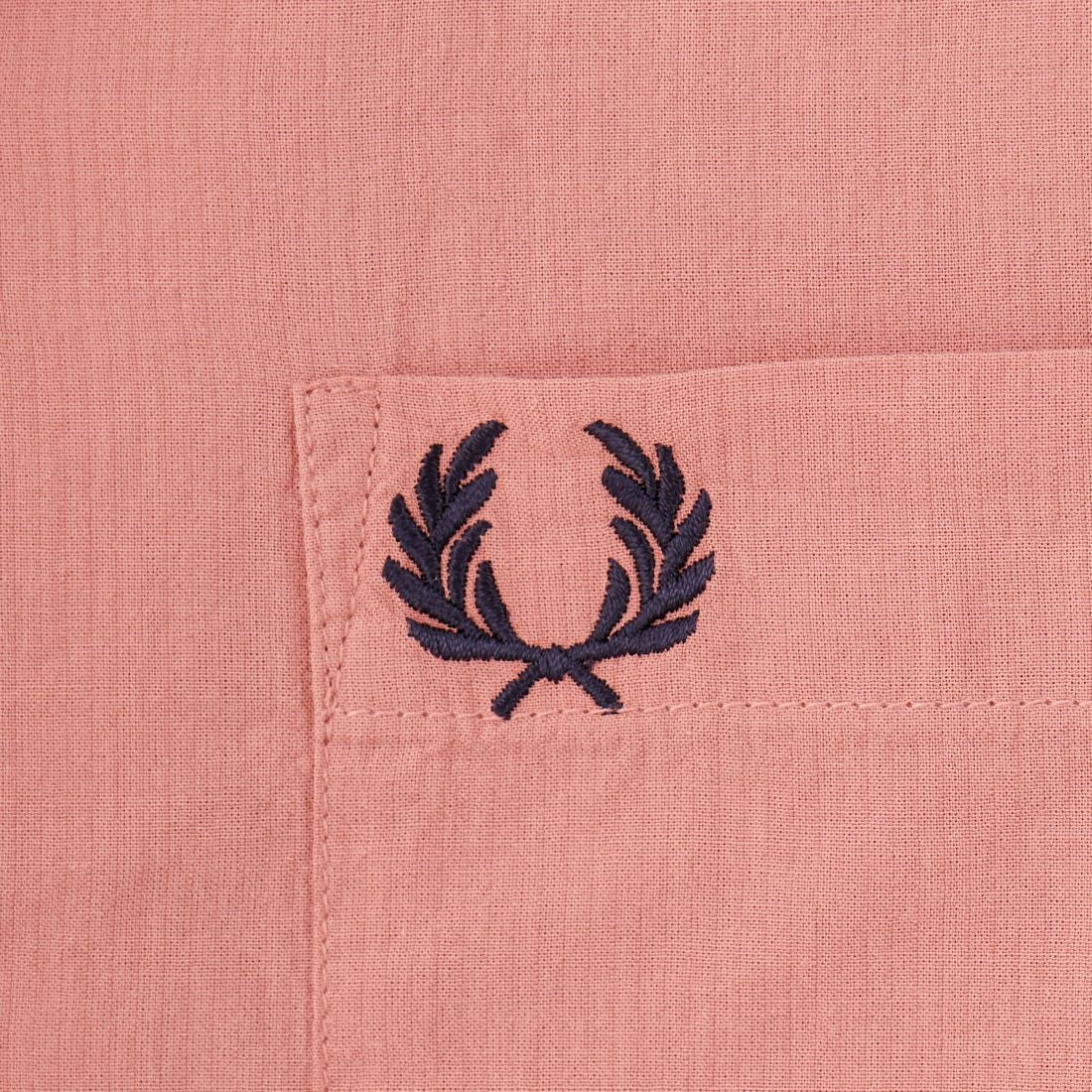 FRED PERRY [フレッドペリー] クレープコットン ショートスリーブオープンカラーシャツ [M7762] X90 PUTTY