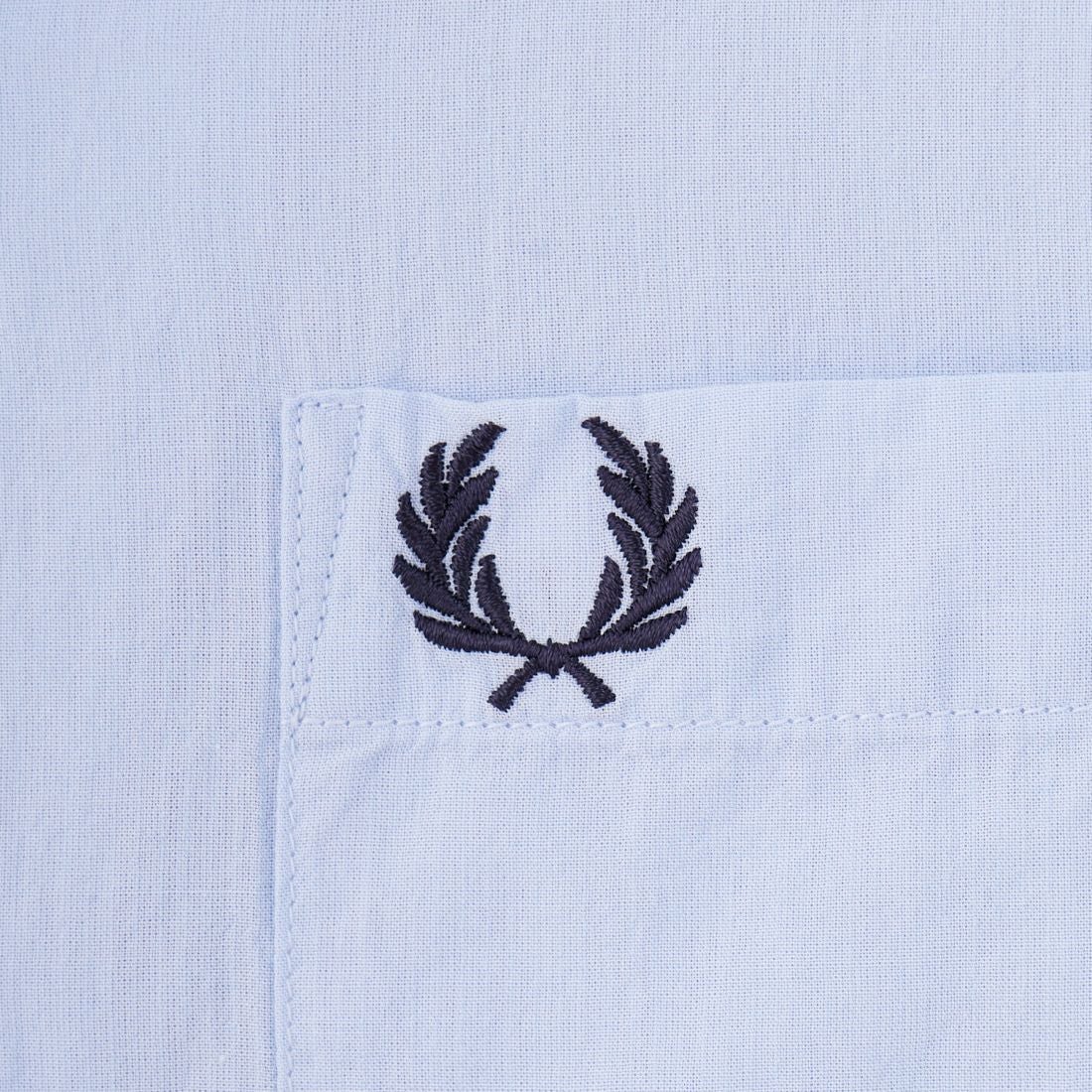 FRED PERRY [フレッドペリー] クレープコットン ショートスリーブオープンカラーシャツ [M7762] 353 L.SMOK