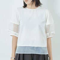 02 ｵﾌ&&モデル身長：167cm 着用サイズ：F&&